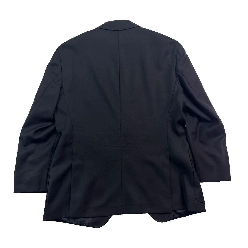 Hugo Boss 46R Black Raye7 Hopsack Blazer Jacket Sport‎ Suit Coat Extra Slim Fit